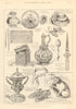 Tudor Exhibition relics. Katherine Parr Henry VIII Anne Boleyn Shakespeare 1890