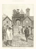 Sketches in Madagascar: Entrance to the Royal Palace, Antananarivo 1890 print
