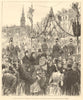 Queen Victoria receiving a bouquet in the Market Square, Aylesbury, Bucks 1890
