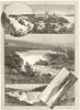 Sweden. Toppö fall Trolhätta Canal Gripsholm Mälar Rista Areskutan Storbro 1890