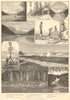 Views in Alaska & on the coast of the Behring Sea 1891 old antique print