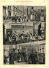 Vienna public kitchens. Stiftungs-Haus in the Hechtgasse. Austria 1891 print