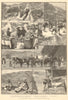 Quicksilver-mining in Mexico: The Guadalcazar mercury mines 1891 old print