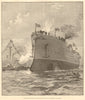 HMS Royal Arthur launched by Queen Victoria, Portsmouth dockyard. Hampshire 1891