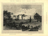 Willey Park: Side view from private garden. Shropshire 1891 old antique print