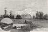 Willey Park, the seat of Lord Forester. Shropshire. Historic Houses 1891 print
