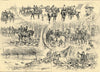 Mr. Vigne's Harriers in Epping Forest. Hounds. Thicks. Theydon. Hunting 1891