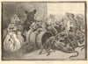 The happy family at the Crystal Palace. Big cats lions tigers leopards 1891