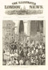 City of Berne 700th anniversary: Procession to the Cathedral. Switzerland 1891