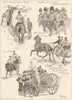 The Autumn Military manoeuvres: on the way from Aldershot. Hampshire 1893