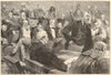 2nd reading of Home Rule Bill. Duke of Devonshire rejecting 1893 old print