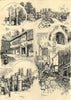 York: Micklegate Bar St. Dilliam's College St Margarets Bootham Shambles 1893