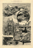 The beauties of Bath. Somerset 1894 old antique vintage print picture