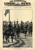 Prince of Wales (Edward VII) reviewing the Warwickshire Yeomanry Corps 1895
