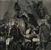 Battle of Quebec 1759: General Wolfe singing a drinking song. Canada 1896