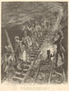 Mining at Johannesburg: natives going to work. Transvaal. South Africa 1896