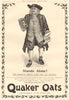 Stands alone! The perfect cereal food for all seasons. Quaker Oats. ADVERT 1896