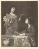 A sweet old legend, by H. Windsor Fry. Pretty Ladies. Fine arts 1896 print
