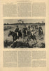 The Bar point-to-point races at Epping: at the Brook. Essex. Racing 1897 print