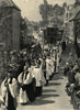 The Bishops procession from St John's Church to Glastonbury Abbey 1897 print