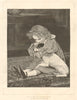 One of the anti-muzzling league. Dogs. Children 1898 old antique print picture