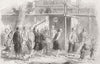 CHINA. A thief whipped through the streets of Canton Guangdong 1858 old print