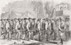 CHINA. The Sanspareil naval brigade landing At Canton 1858 old antique print