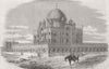 INDIA. Tomb of Emperor Humayon 1857 old antique vintage print picture