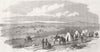 CRIMEAN WAR. Head-Quarters of Lord Raglan 1855 old antique print picture