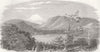 RUSSIA. Town of Petropavlovsk. From a Battery on Point Schakoff 1855 old print