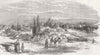 CRIMEAN WAR/UKRAINE. Simferopol 1855 old antique vintage print picture