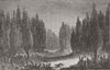 ISTANBUL. The Great Cemetery, at Uskudar. Turkey 1855 old antique print