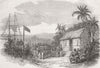 HONDURAS. Proclamation of the Colony of Bay Islands 1853 old antique print