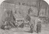 PARIS. The Italian Boulevards, Paris-Sketched on New Year's Eve 1853 old print