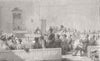 ROMANIA. The Assembly of the Boyards of Wallachia 1853 old antique print