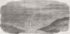 PANAMA. Planned Savannah River/Atlantic canal 1853 old antique print picture