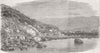 CHILE. Commencement at Valparaiso of the railway to Santiago 1853 old print