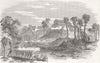 RANGOON. Storming and Capture of White House Picket Stockade. Burma 1853 print