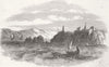 TURKEY. The Black Sea-Battery and Lighthouse-Entrance to the Bosphorus 1853