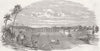 INDIA. The East Indian Railway. Sursuttee Bridge and Viaduct 1853 old print