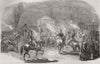 ST CLOUD. Second French Empire. Arrival of the legislative body deputation 1852