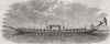 THAILAND. The Royal Barge of the Second King of Siam (Length 87 feet)  1857