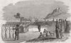 EGYPT. The garrison of Alexandria-morning drill 1853 old antique print picture