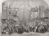 CONSTANTINOPLE (ISTANBUL) . The drug bazaar. Turkey 1853 old antique print