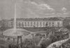 VIENNA WIEN. Opening of the new city water-works 1873 old antique print