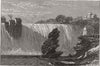 NORWAY. Trondheim. Levifos, near Trondheim, Norway 1873 old antique print
