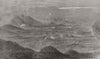 SPAIN. Bombardment of Cartagena. view from Mount Porman, looking west 1873