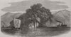 JAPAN. The Pappenberg, or Island of Takaboko 1873 old antique print picture