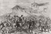 CIVIL WAR IN SPAIN. Third attack of the Republicans upon Adnoain 1874 print