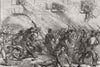 CIVIL WAR IN SPAIN. Carlists driving back Republicans in Urnieta 1874 print